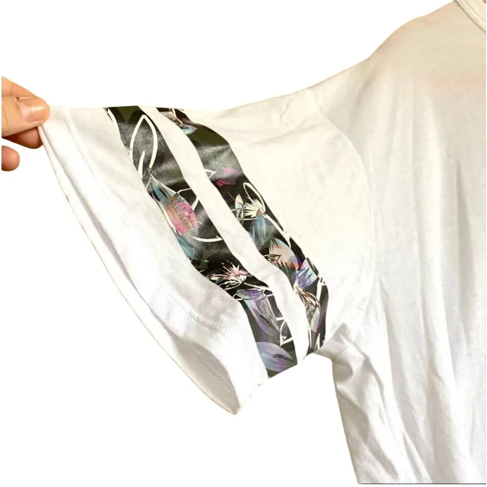 Betsey Johnson Love Varsity Boyfriend Tee White, Size 1X, Pride 2023 - Image 8