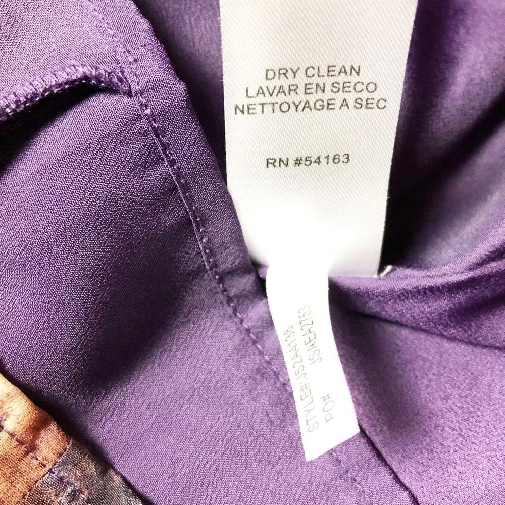 Jessica Simpson purple capsleeve babydoll dress XS - Image 8