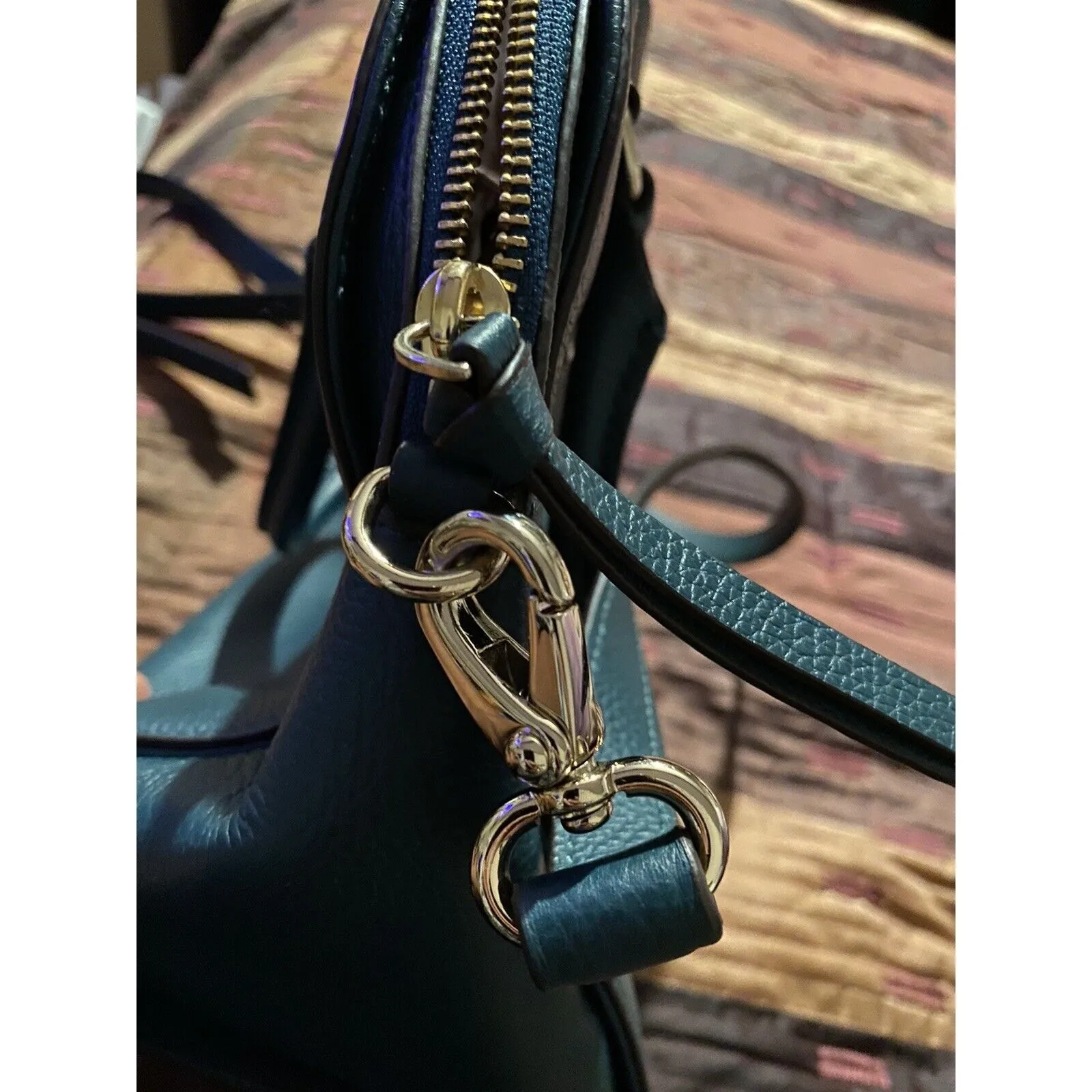 Kate Spade New York Women's Reilly Larchmont Avenue Satchel Handbag Forest Green - Image 9