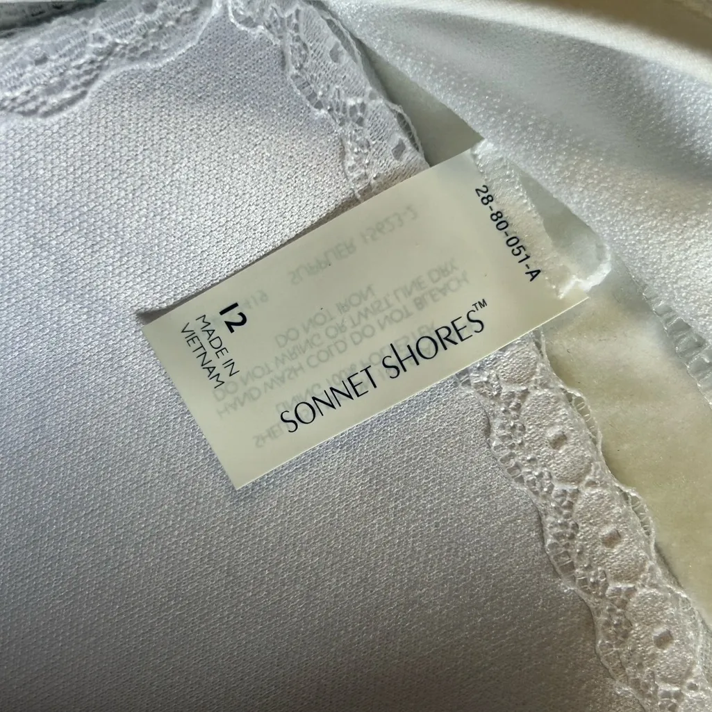 Sonnet Shores Tankini Top Size 12 Green - Image 3