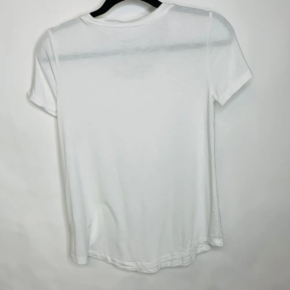 Maison Jules White T Shirt Short Sleeves Sz XS - Image 2