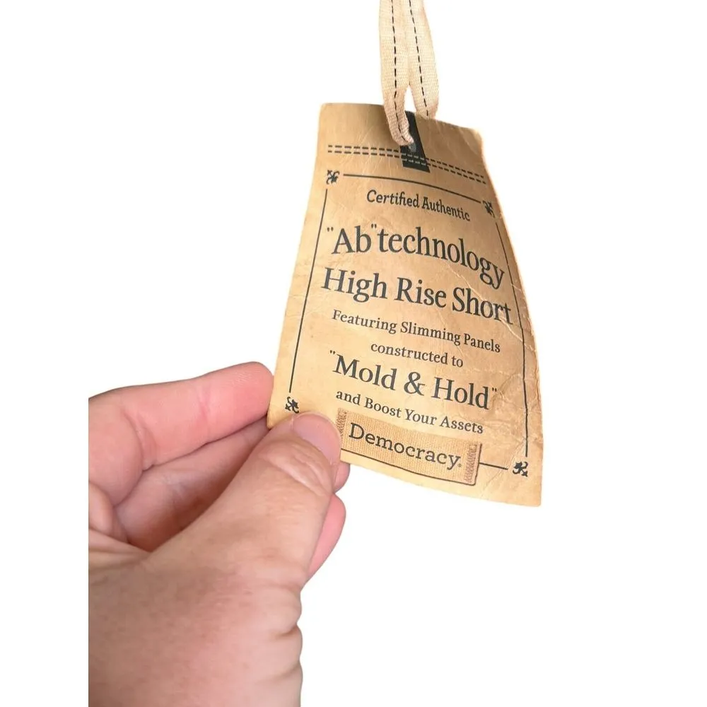 Democracy‎ AB Tech Women Shorts High-Rise Elastic Waist Cargo Green Plus 24W NWT - Image 6