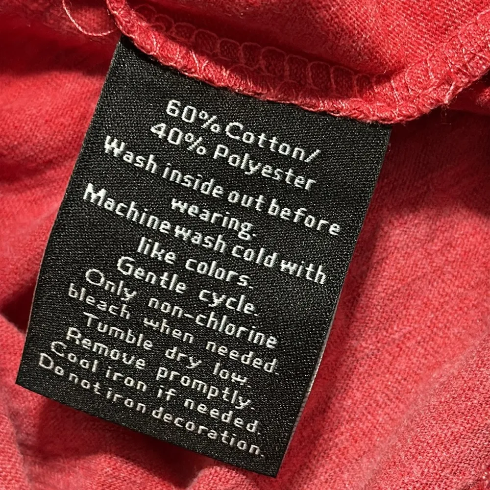 Rock & Republic women’s size small v-neck red graphic print tank liberty happy - Image 11