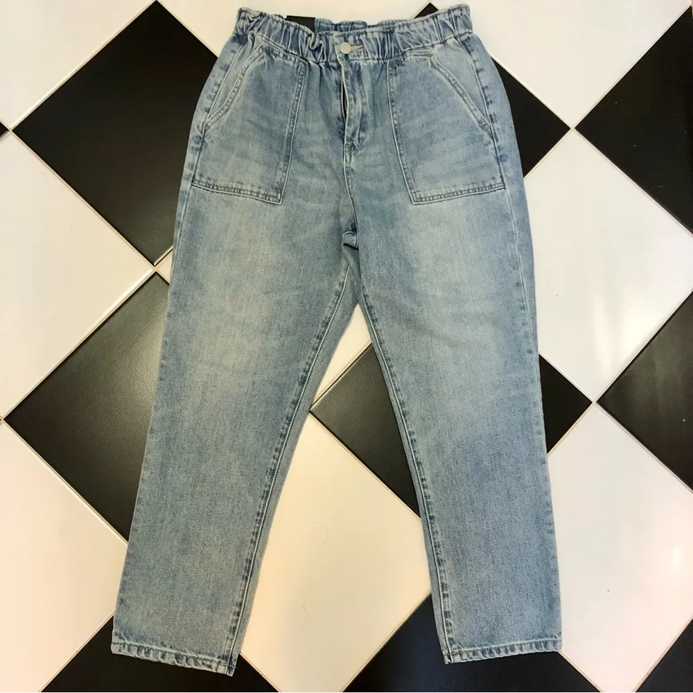 NWT  Love Letter Jeans High Waist Stretchy Paper Bag Elastic Waist sz30 - Image 5