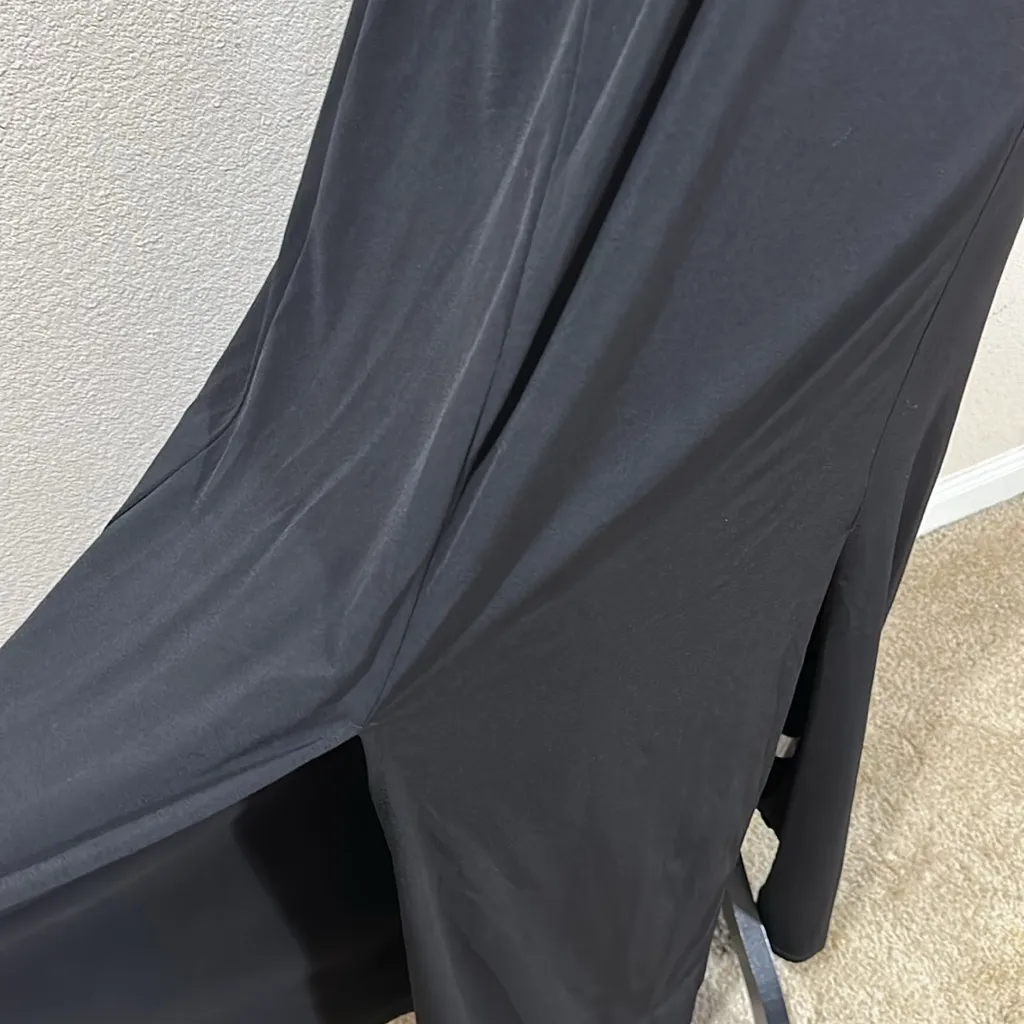 Venus Black Halter Dress - Image 7