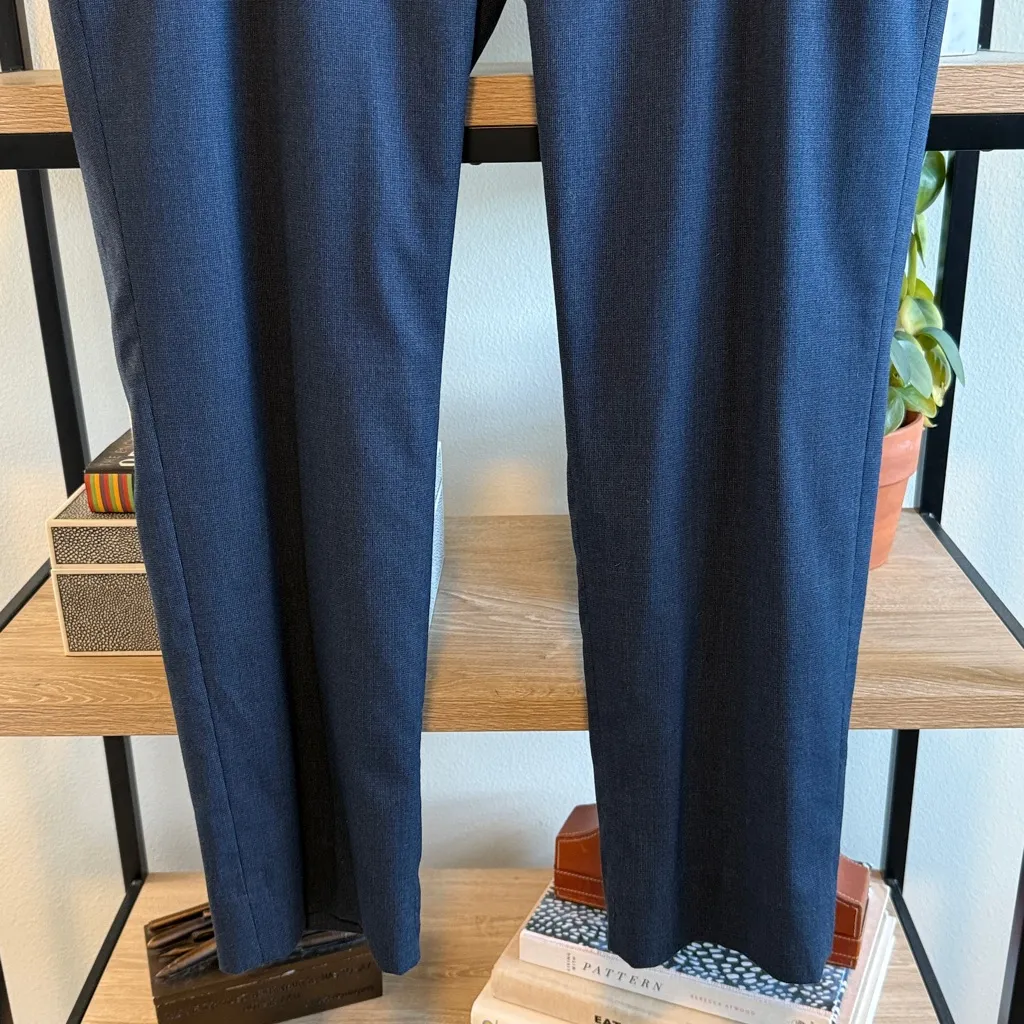 Banana Republic Hampton Ankle Mid-Rise Woven Career Dress Pant Trouser, 12 - Image 3