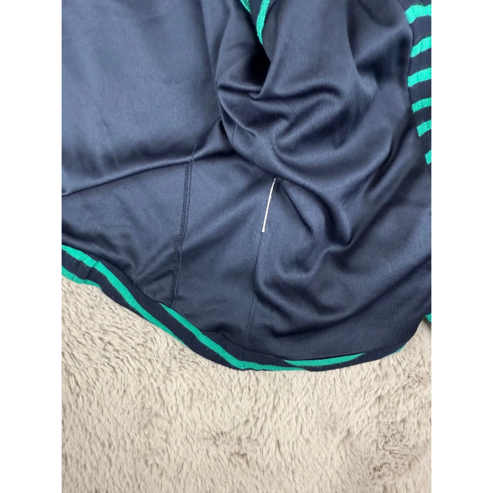 Armani Exchange‎ Striped Cropped Blazer Career Jacket M Y2K Retro City - Image 6