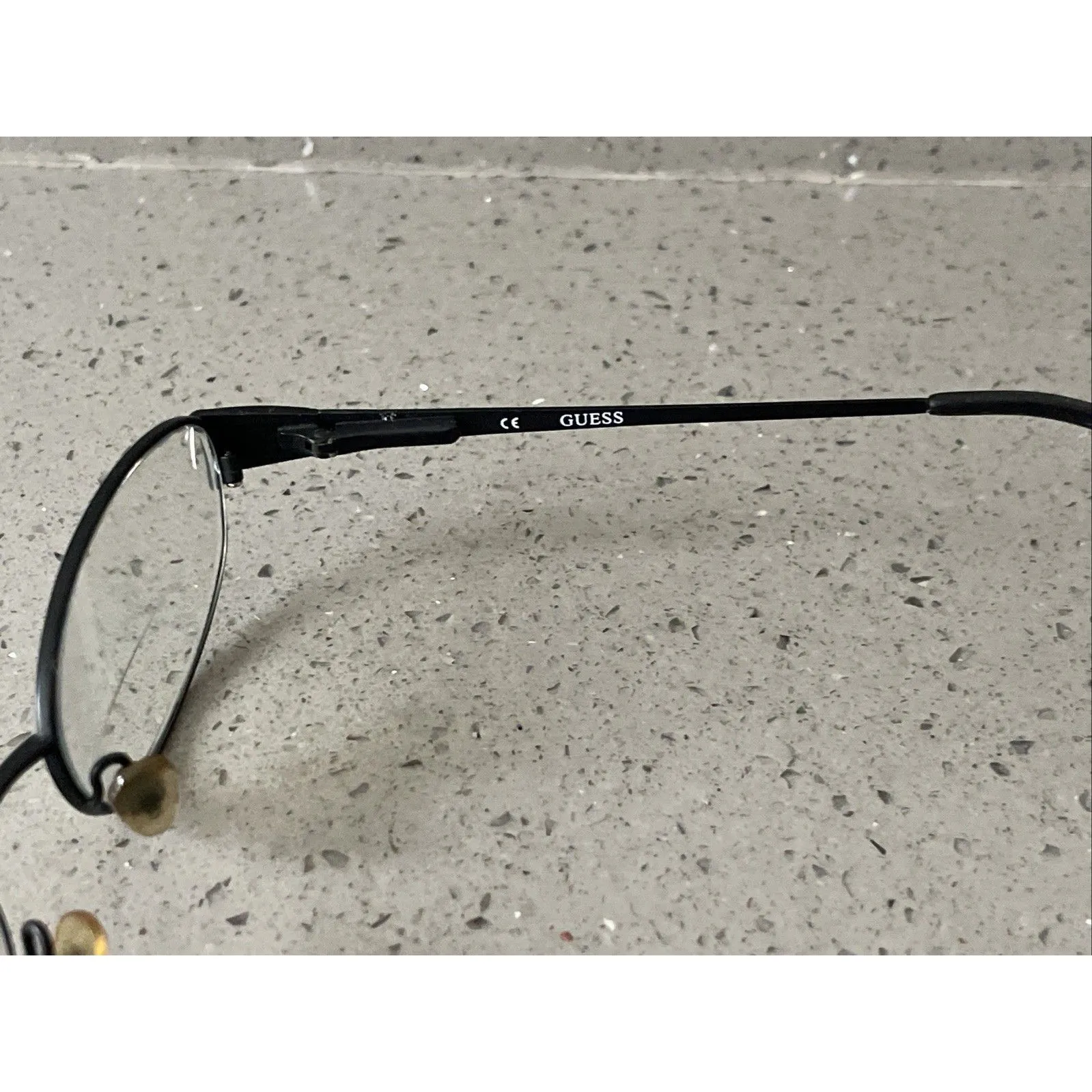 Guess GU1481ST Black Eyeglasses FRAMES ONLY Metal Flex Hinge 51-18-135 full rim - Image 5