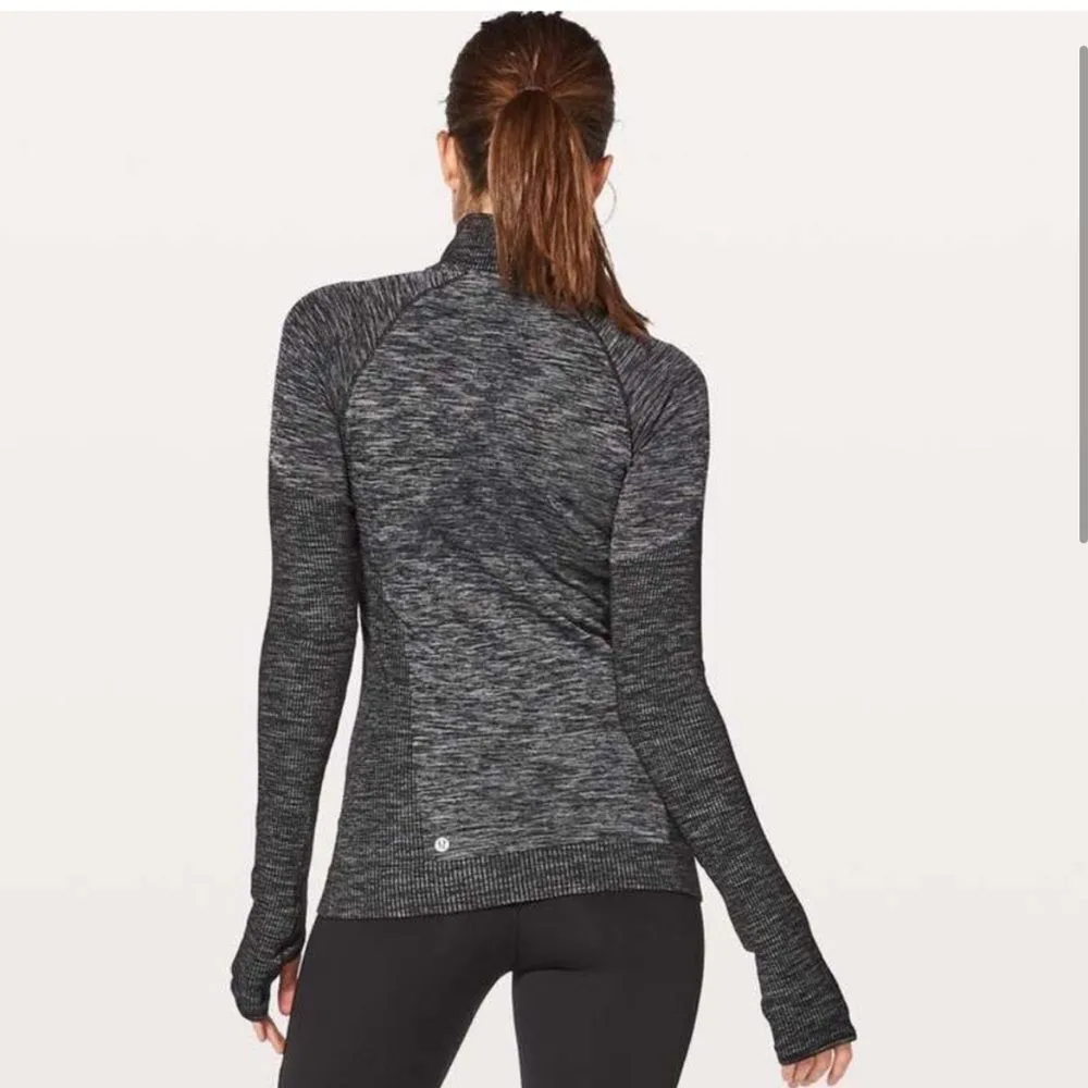Lululemon swiftly tech wool 1/2 zip‎ pullover women’s size 8 - Image 3