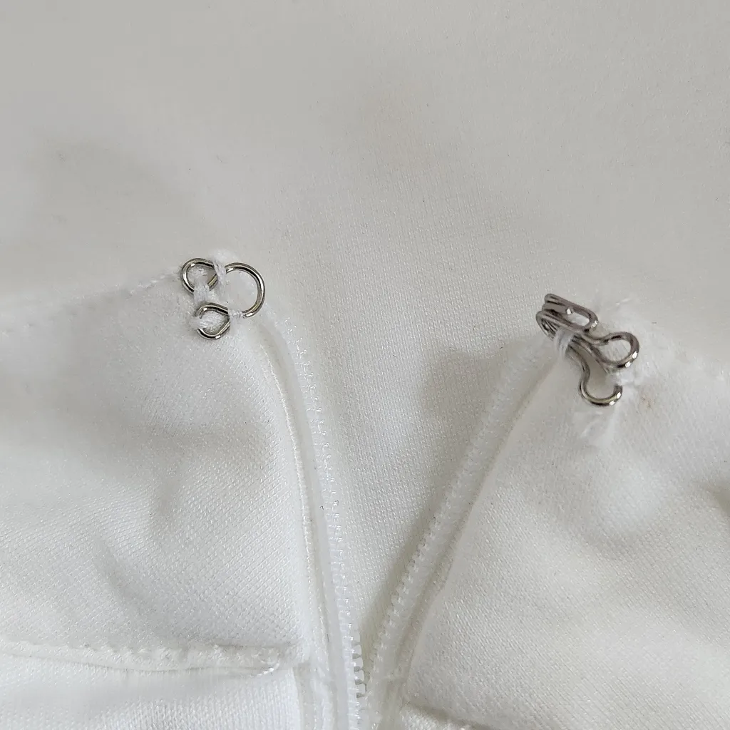 Lulus White Long Sleeve Mini Cocktail Dress Size Small White Bodycon Party Dress - Image 12