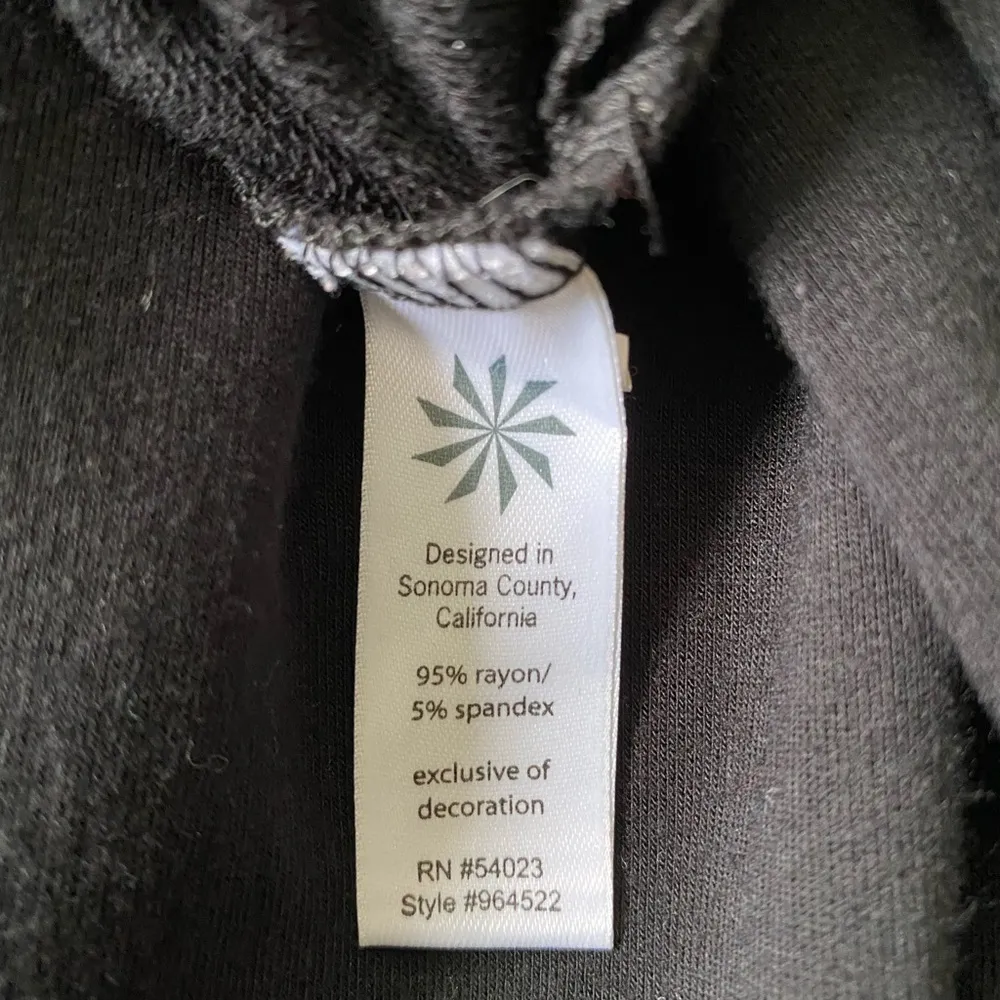 Athleta Black Drawstring Tapered Pants with Pockets Size Small - Image 9