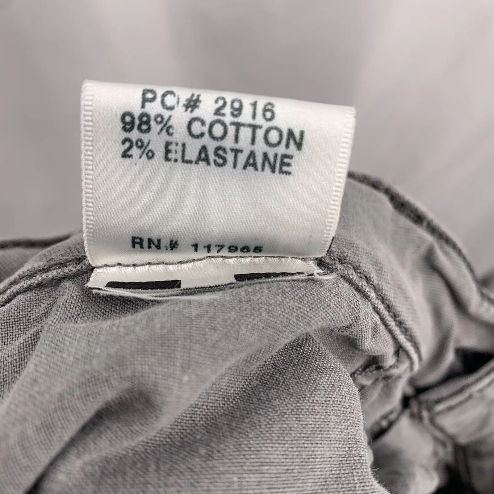 J BRAND Rosalie Skirt Gray Button Front High Rise Frayed Hem Size 27 - Image 5