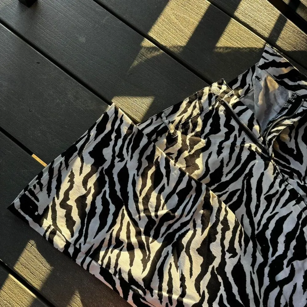 Motel Women's Zebra Jeans - Image 3