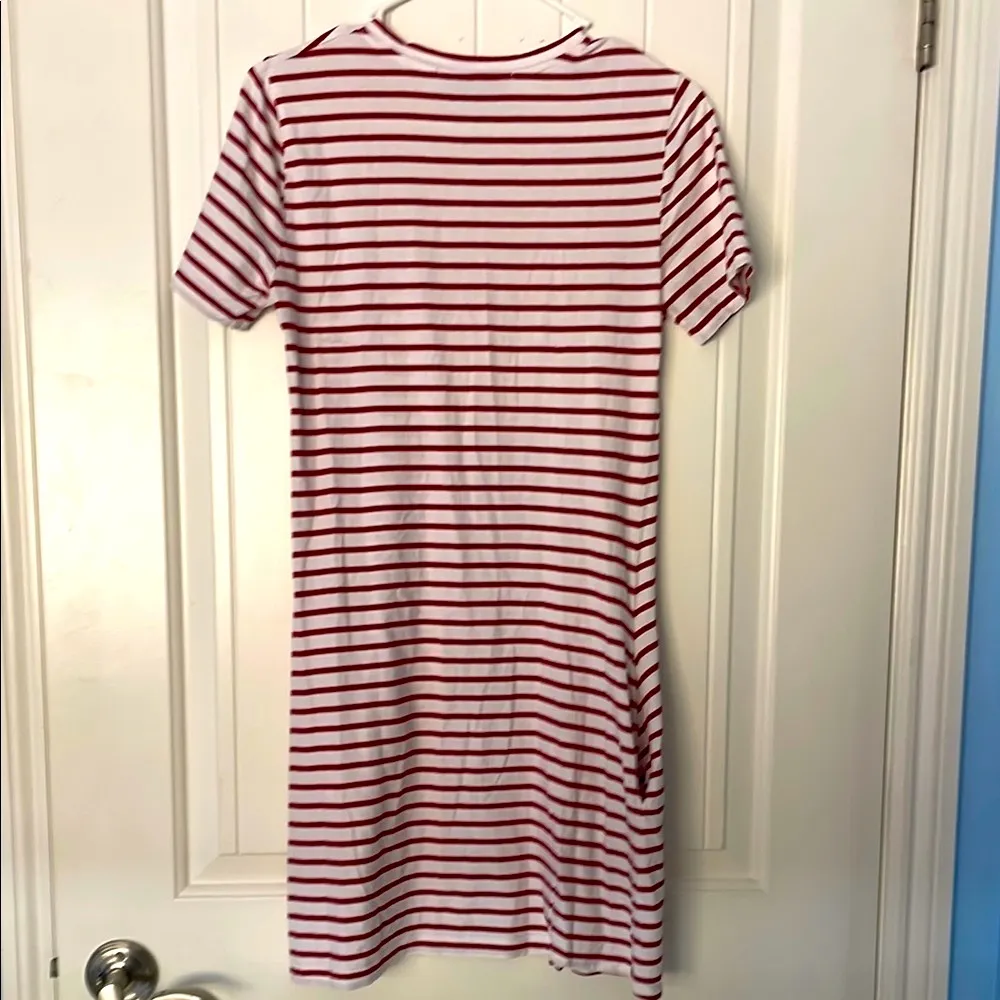 Striped Red Mini Dress - Image 4