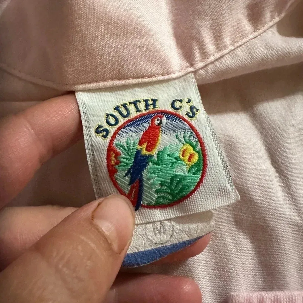 South c’s medium button down top vintage Pink - Image 3