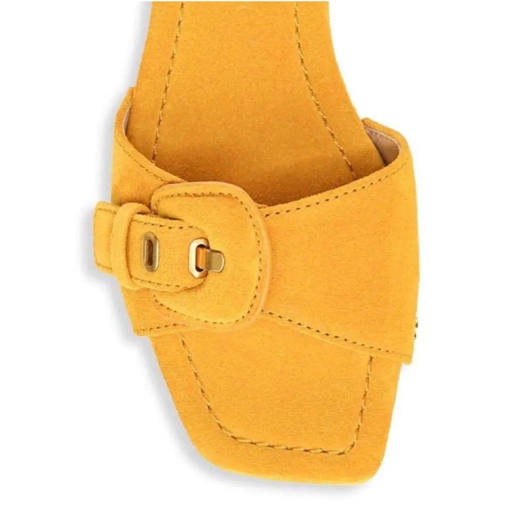 Veronica Beard saffron leather clogs NEW - Image 3