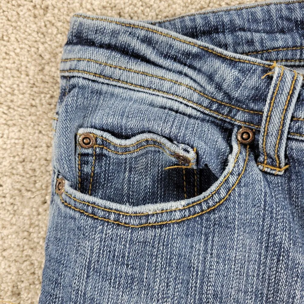 Vintage Faded Glory Womens Bootcut Jeans 8 Blue Medium Wash Mid Rise Denim Y2K - Image 4