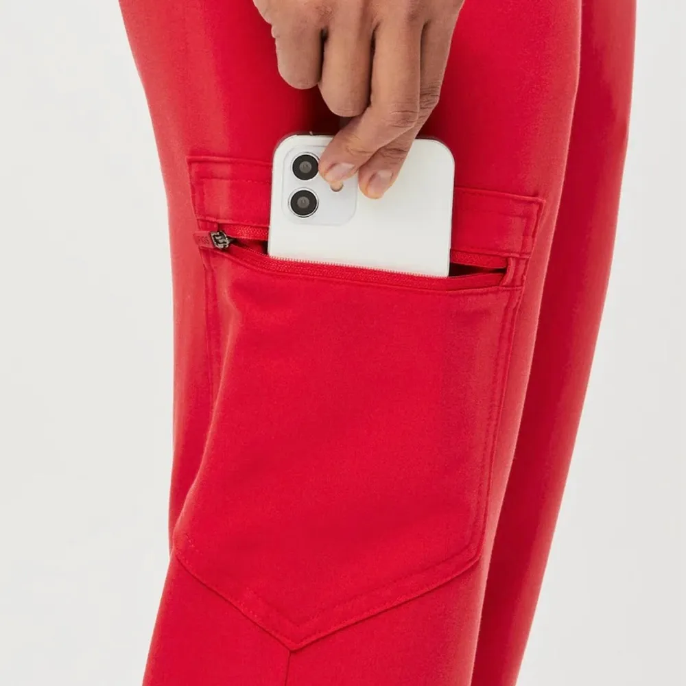 FIGS W18SW2005P Zamora Joggers Pop Red PO#1784 Scrub Pants Size XS/P - Image 5