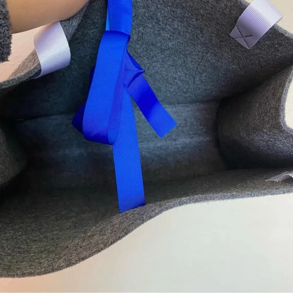 Kit and Ace Grey Large Felt Shopping‎ Tote Bag Gray - Image 7