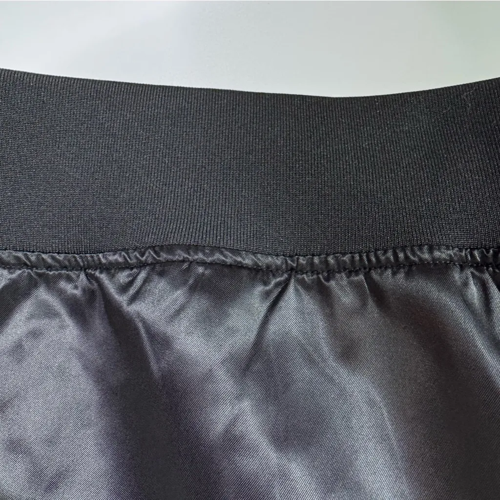 NWT Pro Standard Women's Colorado Avalanche Rhinestone Jewels Satin Jacket Sz M Black Size M - Image 11