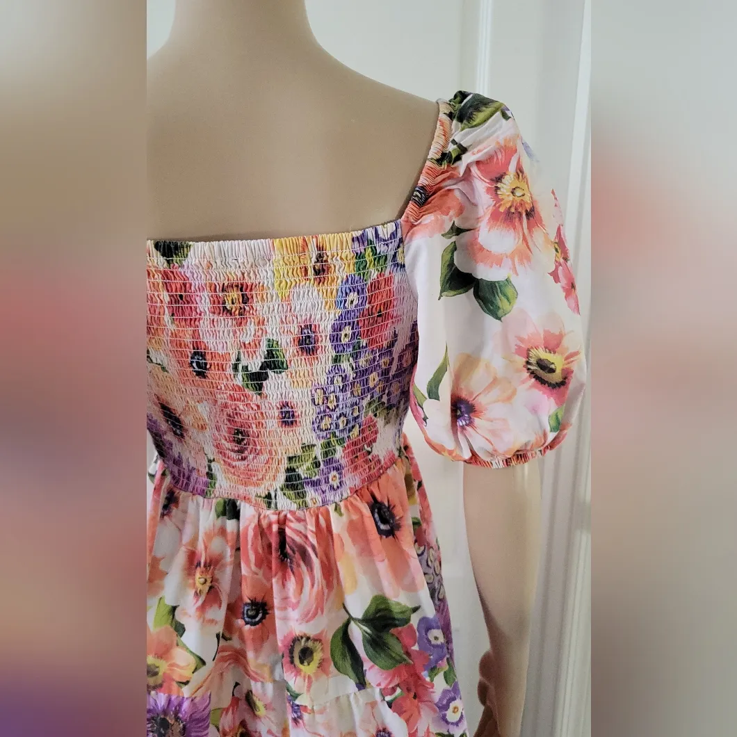 Express Spring Meadow Dress Size M - Image 6