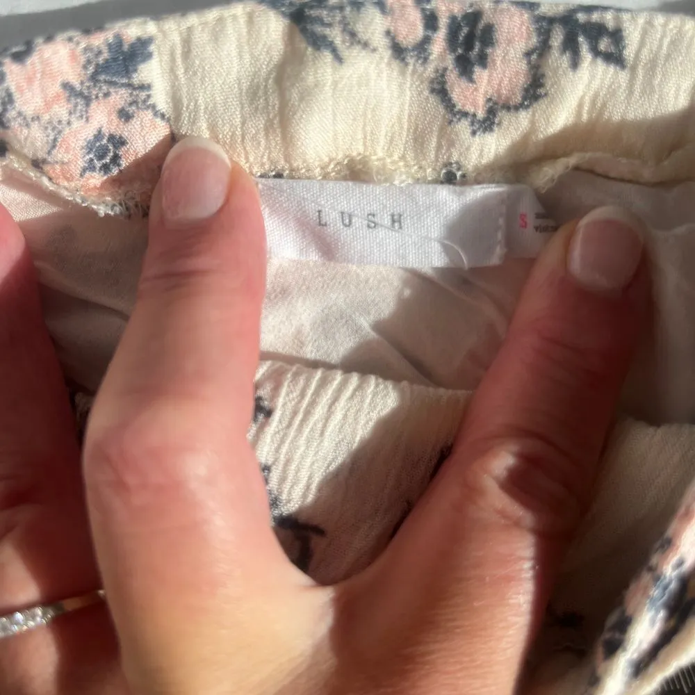 LUSH Elegant‎ Floral Maxi Skirt High-Low Hem Boho Chic Summer Beach Vacation - Image 4