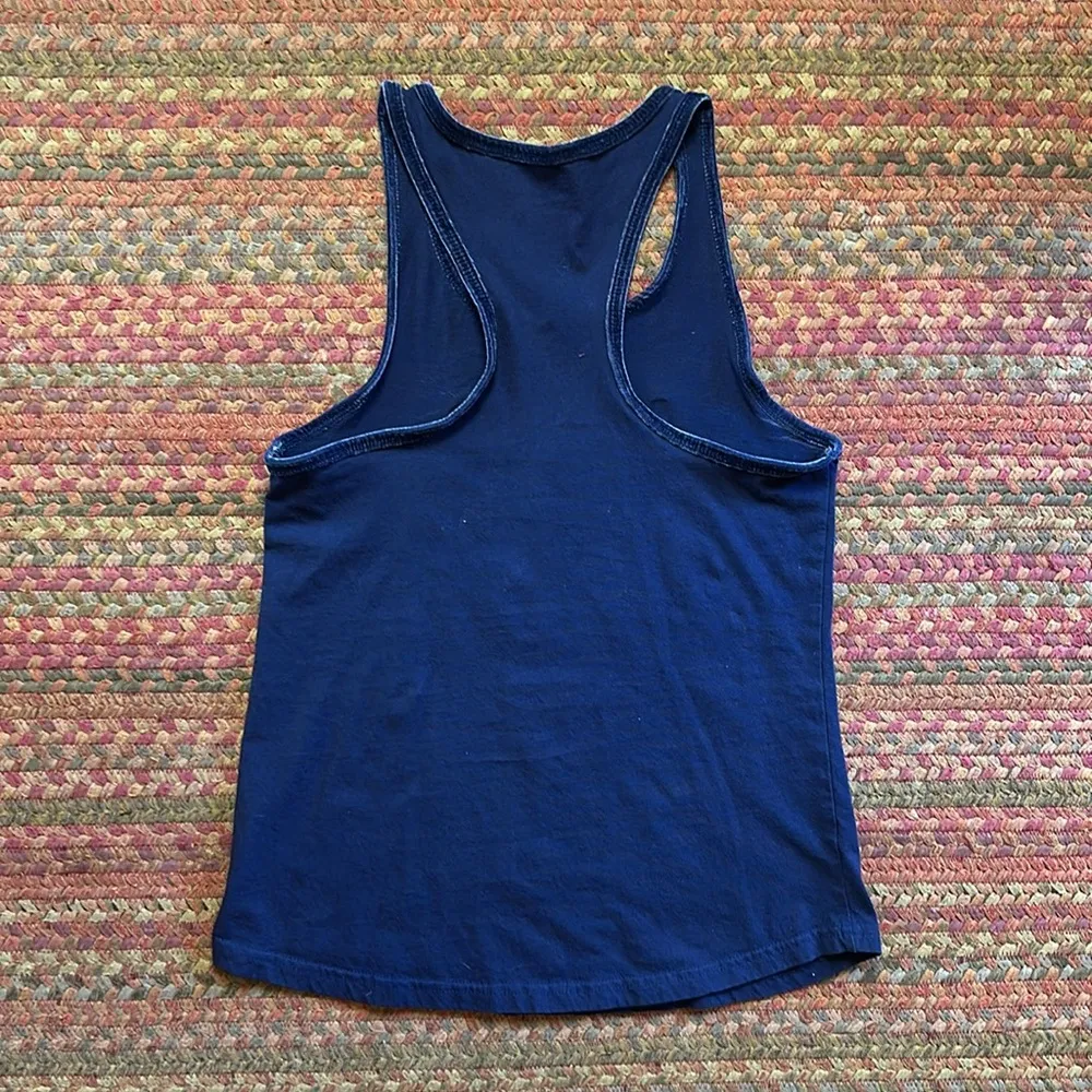 LETS HUDDLE DALLAS COWBOYS BLUE TANK NFL FOOTBALL - Image 6