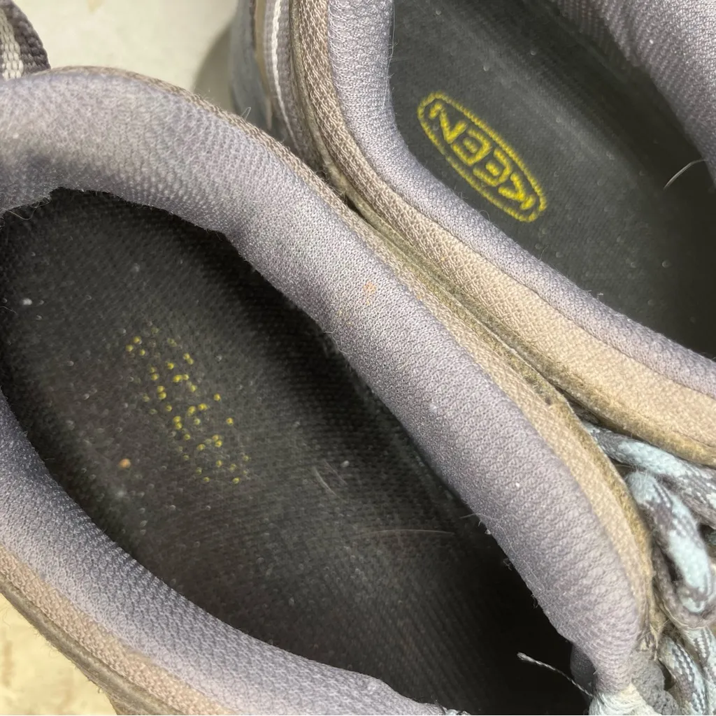 KEEN Voyageur Hiking Shoes Taupe Low Top Water Resistant Mesh Upper Women Size 9 - Image 5