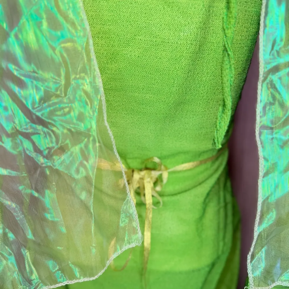 Cinema secrets green fairy tinker Belle style costume cosplay with wings sz sm - Image 5