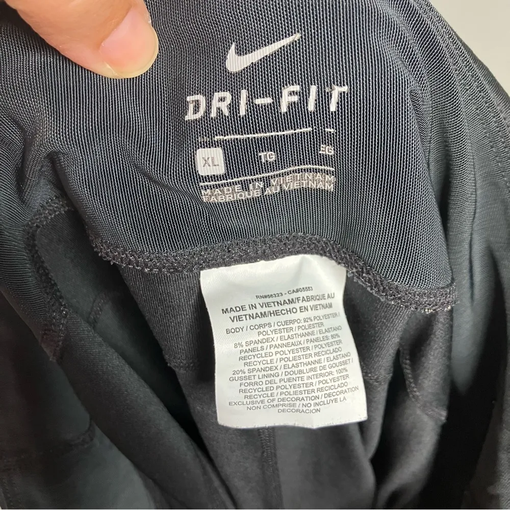 Nike Dri-fit Capri leggings black womens size XL activewear athletic casual‎ - Image 7