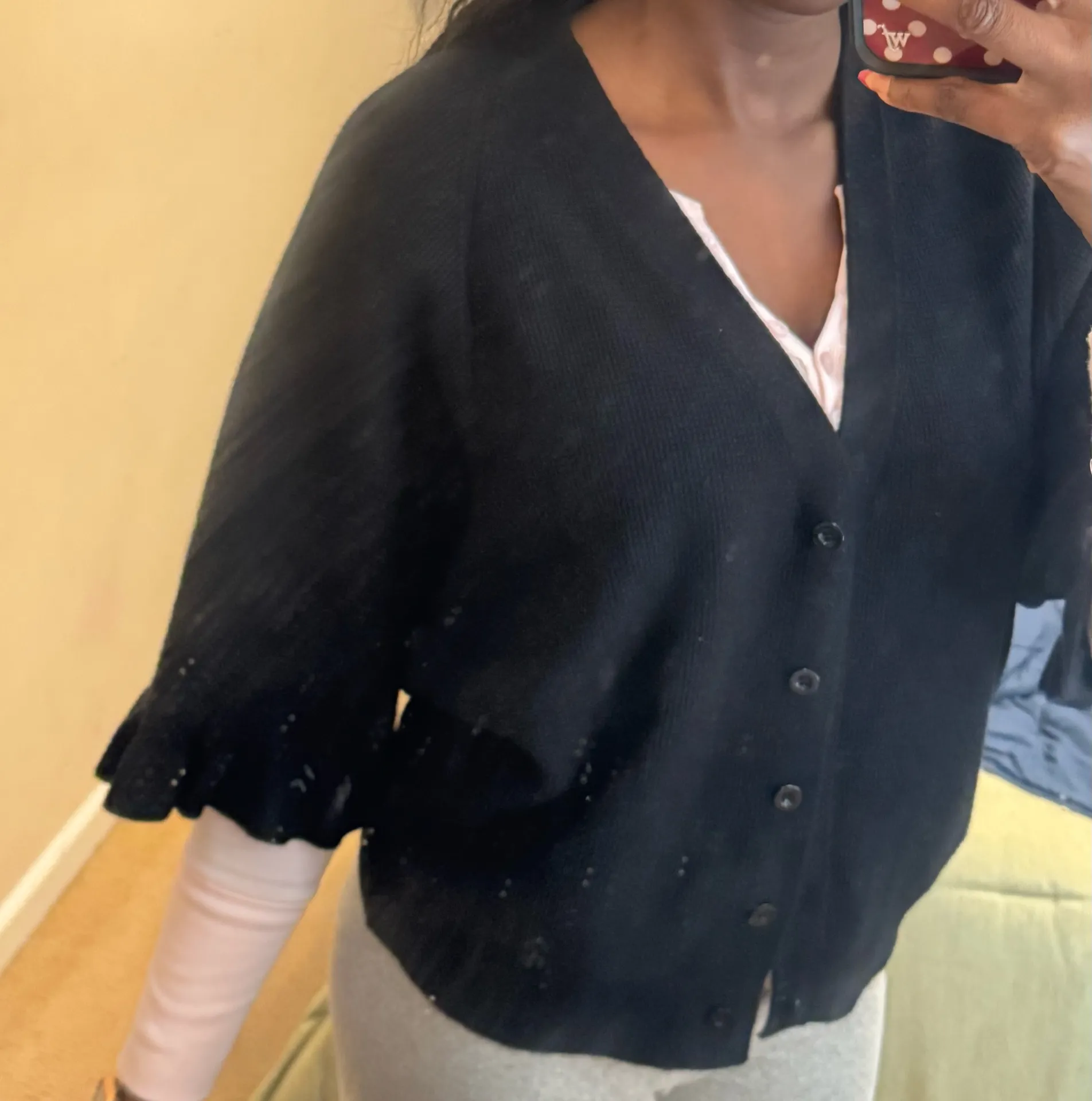 black cardigan - Image 2