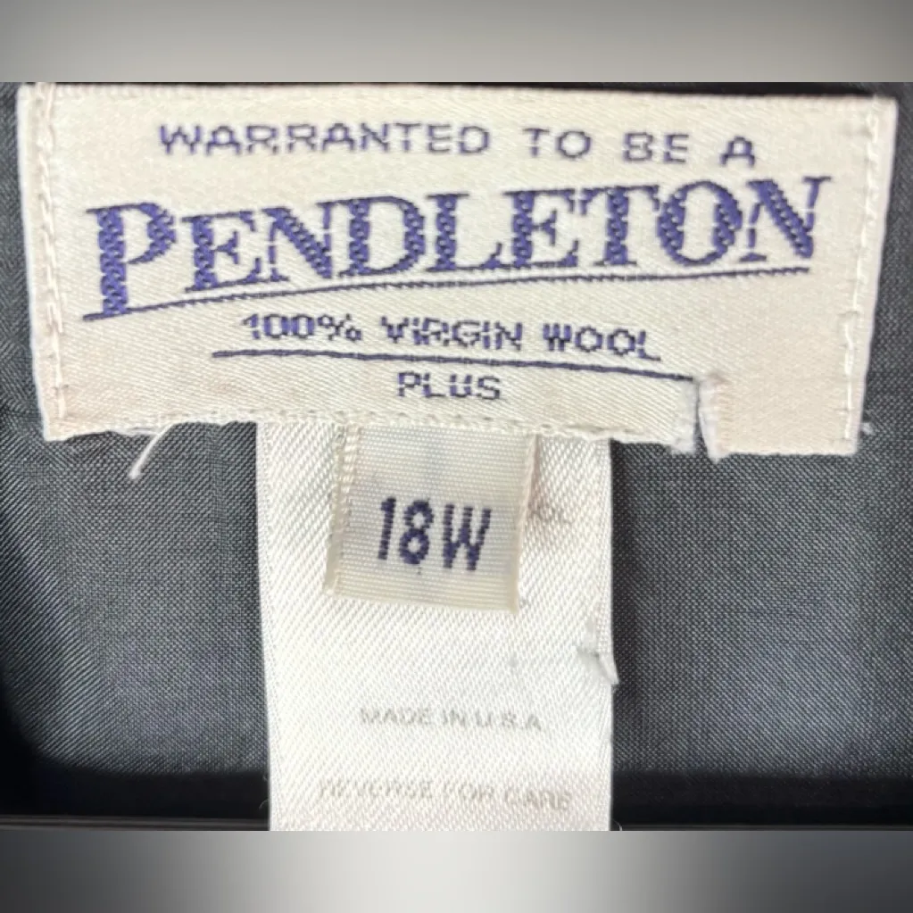 Pendleton 20W Classic Wool Black Skirt Set - Funeral - Image 9