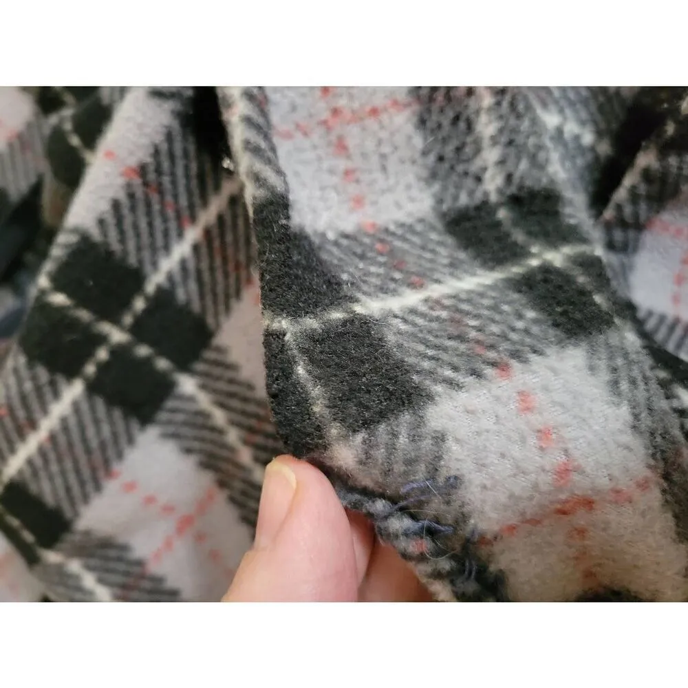 Jockey Sz L Unisex Warm and Cozy Plaid Pajama Bottoms Short Gray Size L - Image 5