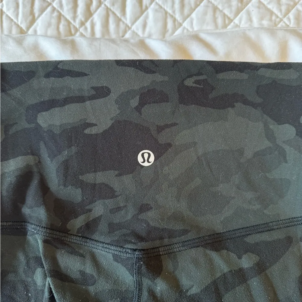 Lulu Lemon Align High Rise Pant 25” Size 4 in Green Camo - Image 3