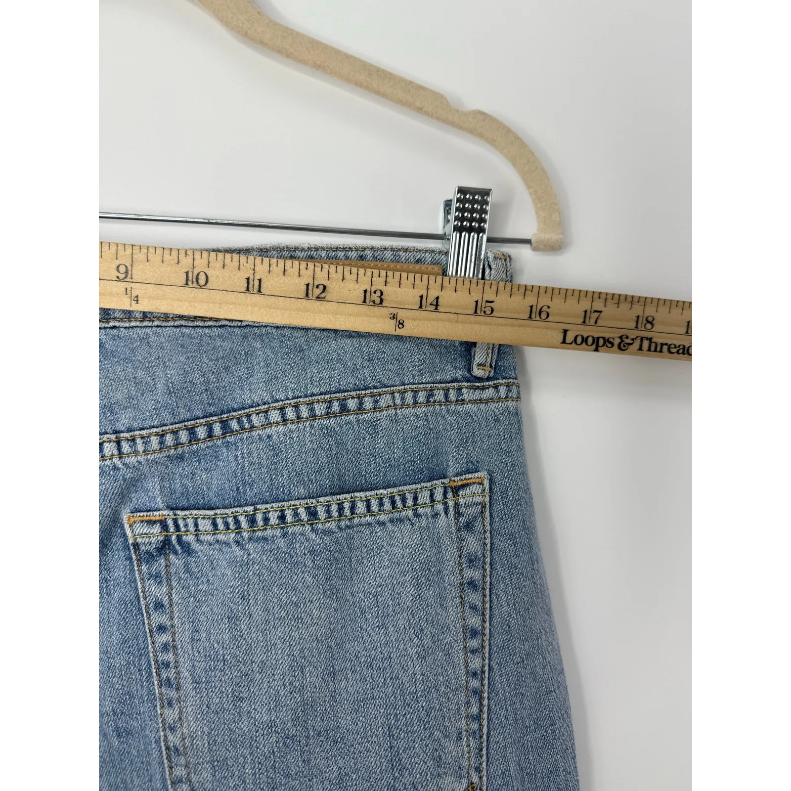 GRLFRND Veronique Tempo 90s Tapered High Rise Jeans Women’s Size 29 Vintage Blue - Image 7