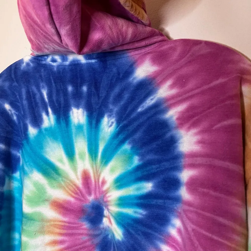 Nickelodeon SpongeBob SquarePants Tie Dye Hoodie Sweatshirt Large - Image 2