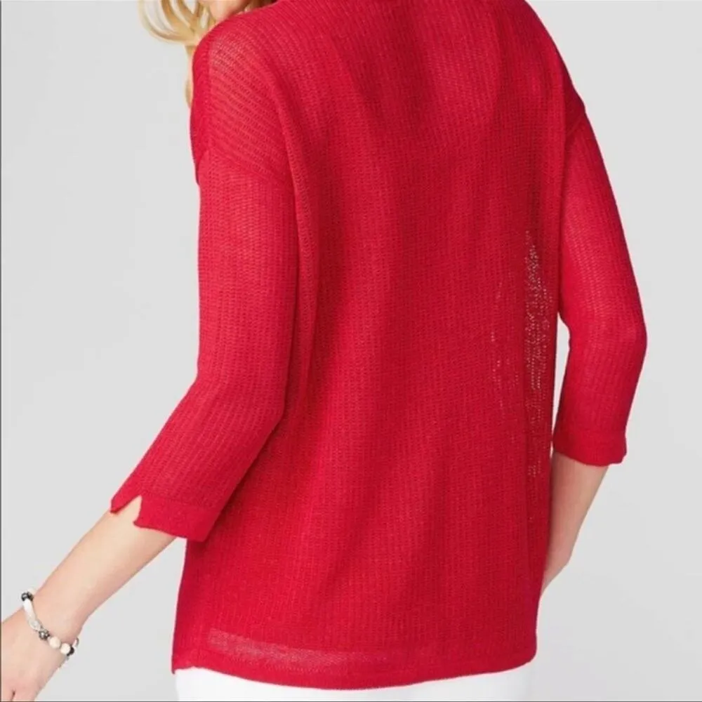 J. Jill Mai Textured Pullover Knit Sweater - Image 3