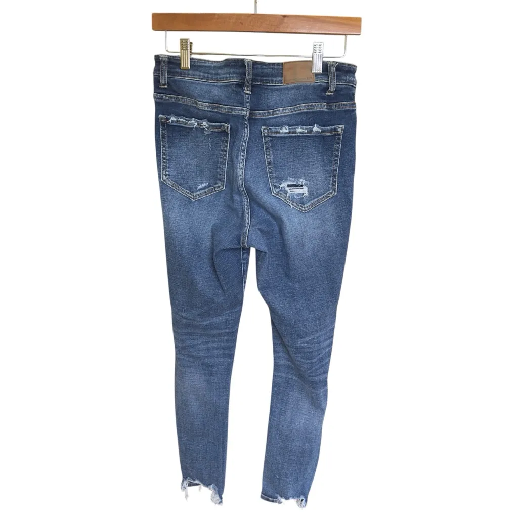 BKE Parker High‎ Rise Ankle Skinny Jeans Women’s 27 Medium Wash Distressed Denim - Image 2