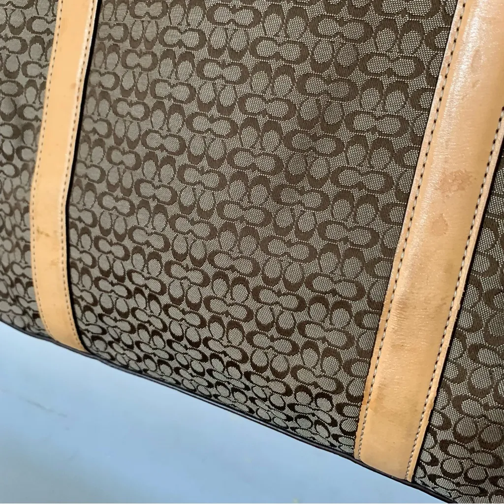 Coach Monogram Oversized Weekender Travel Shoulder Bag - Image 4