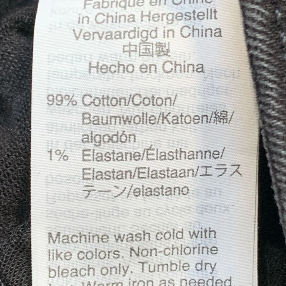 Madewell Stretch Denim A-Line Skirt Micro Mini Retro Style Black Patch Pockets - Image 7