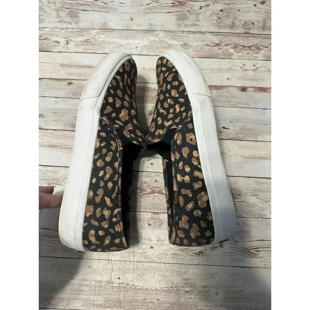 Keds Leopard Print Slip On Sneakers Shoes Size 9.5 Shoes Animal Cheetah Trendy - Image 8