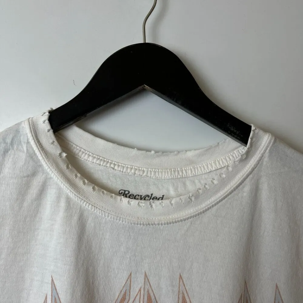 Distressed Def Leppard T Shirt White Medium M Music Band Graphic Tee High N Dry - Image 10