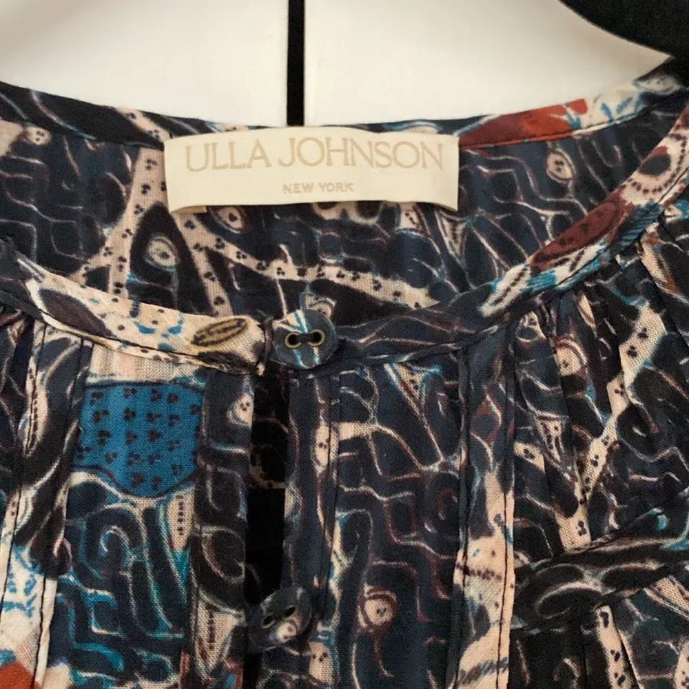 Ulla Johnson Iona Long Sleeve Maxi Dress‎ Size 4 Floral Print Jet Size Small - Image 4