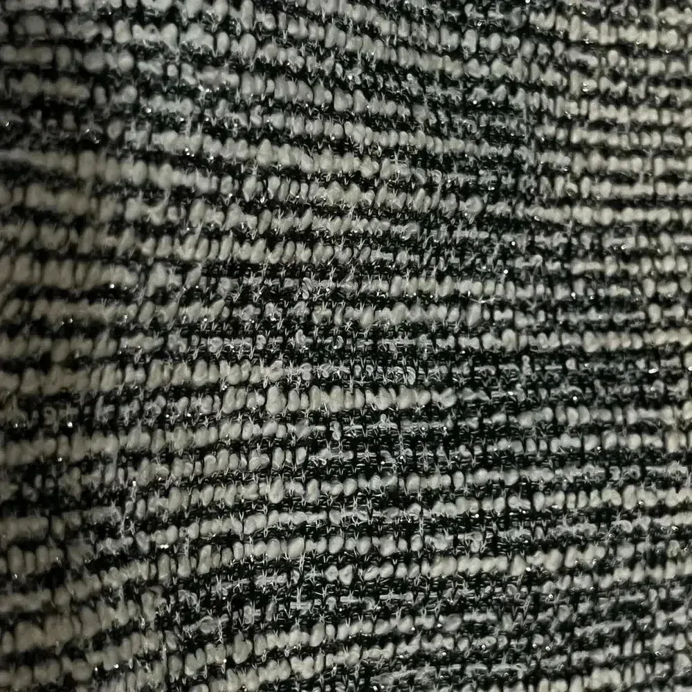 Lou &‎ Grey NWT Long Sleeve Silver Shimmer Textured Dress Medium - Image 5