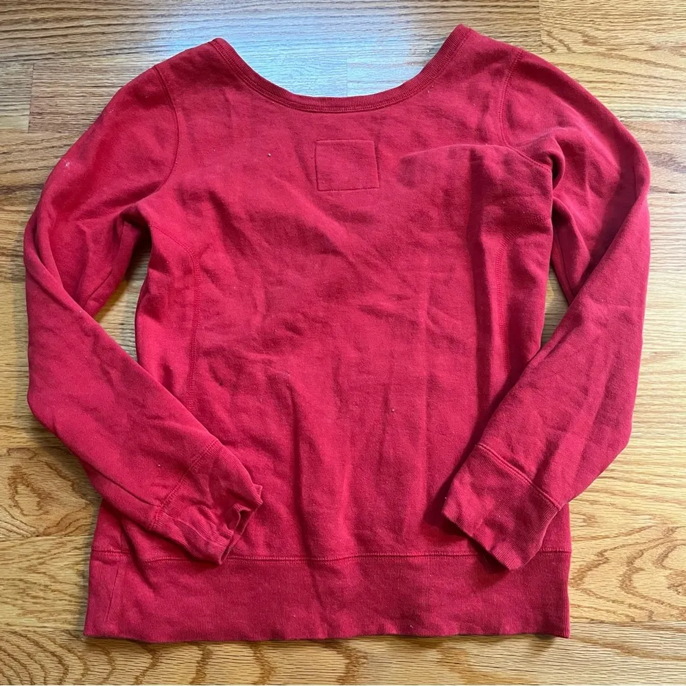 New England revolution red soccer pullover sweatshirt size small - Image 2