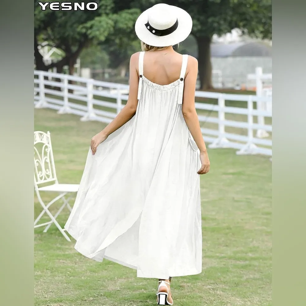 Yesno maxi dress white size XL - Image 2