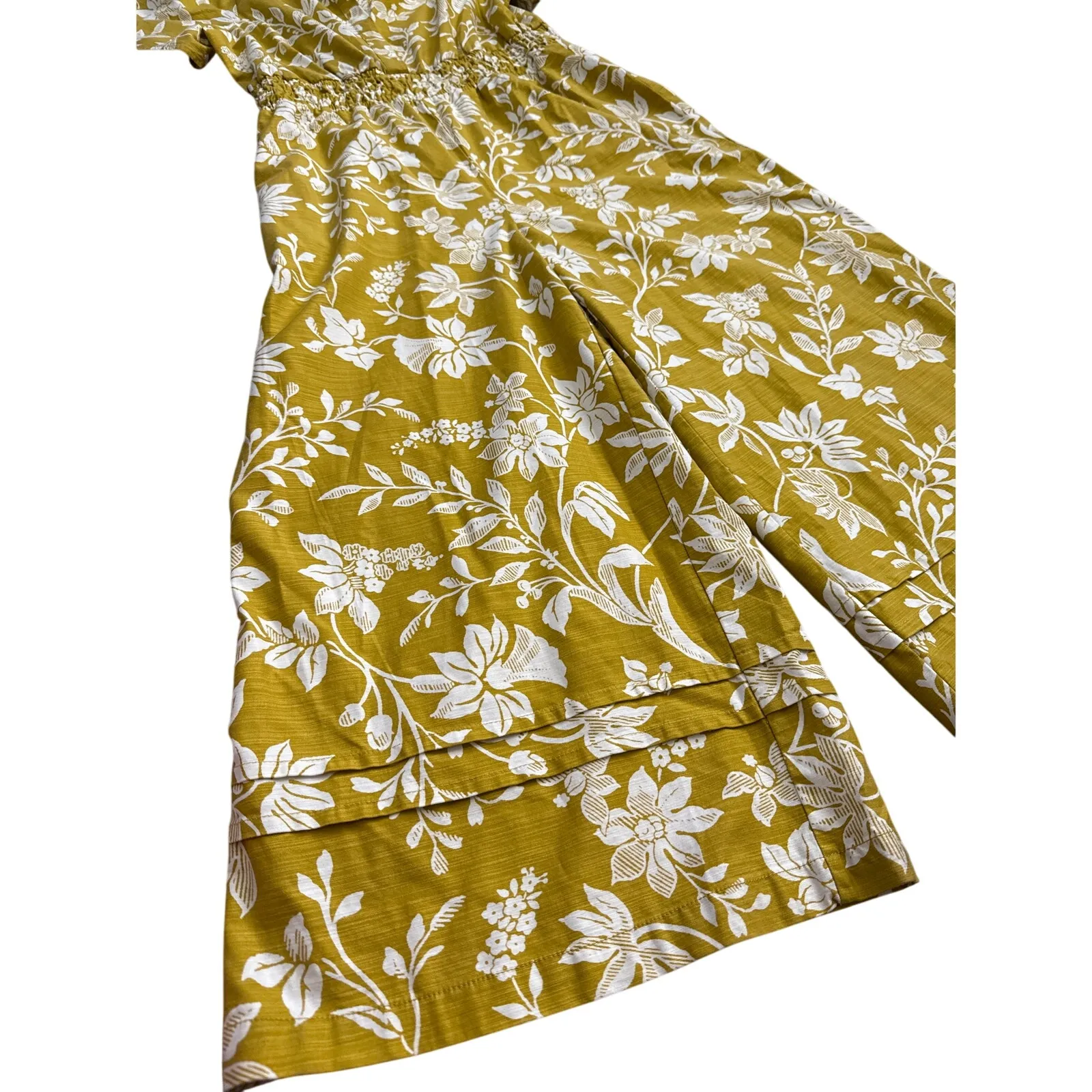 Anthropologie Somerset Wide Leg Jumpsuit in Chartreuse Pockets Size‎ Medium - Image 5