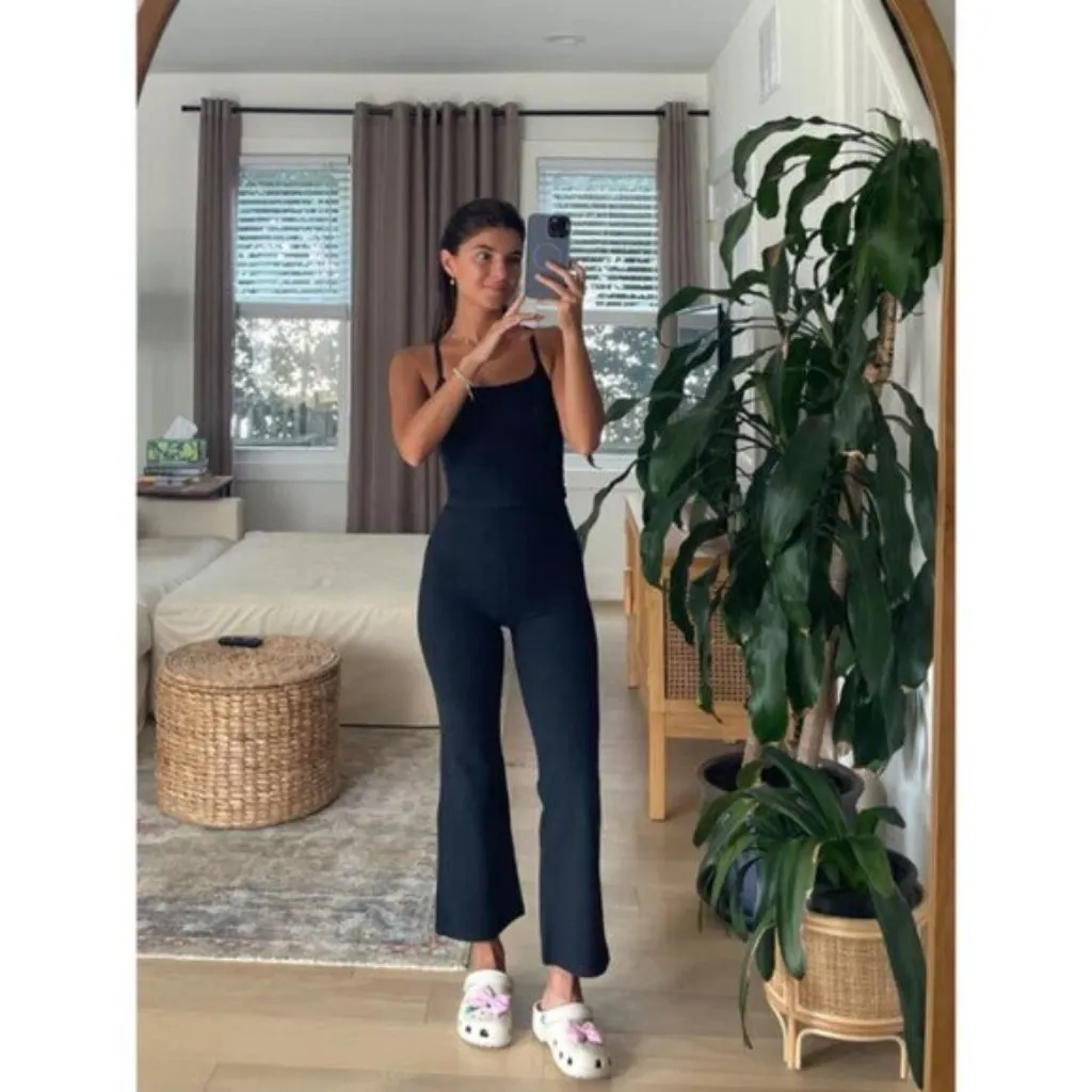 BEYOND YOGA Spacedye Slim Racerback Cropped Tank in Darkest Night Size X-Small - Image 3