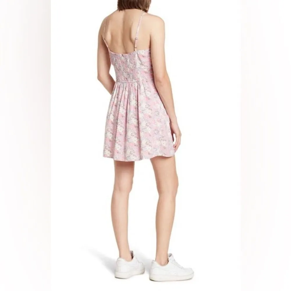 NWOT- Abound Dresses Women's Abound Square Neck Printed Floral Mini Dress- Large - Image 2