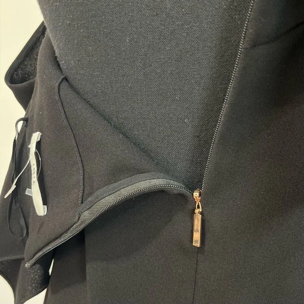 Black Draped Top Off The Shoulder Open Shoulder Women’s XS - Image 12